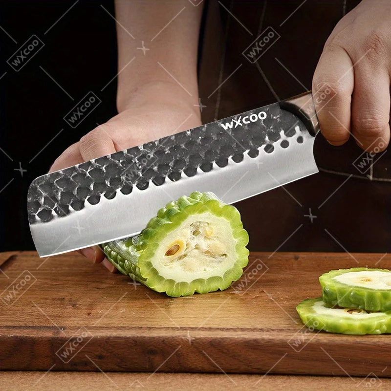 8PCS Professional Kitchen Chef Knife Set Handmade Forged Stainless Steel Chef Knife Butcher Knife Vegetable Utility Boning Fish