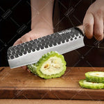 8PCS Professional Kitchen Chef Knife Set Handmade Forged Stainless Steel Chef Knife Butcher Knife Vegetable Utility Boning Fish