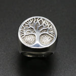 Punk Stainless Steel Tree of Life Ring Classic Men Viking Amulet Ring Fashionable Male Jewelry Dropshipping Store