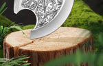Outdoor camping stainless steel high hardness wolf axe, hiking and logging road axe, jungle road axe, the best gift for men