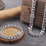 Punk Rock Stainless Steel Biker Mens Bracelet Link Chain Motorcycle Bike Bicycle Chain Bracelets Bangles Jewelry with wood box　