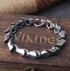 Viking Ouroboros vintage punk bracelet for men stainless steel fashion Jewelry hippop street culture