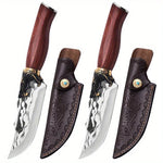 Forged Boning Knife Stainless Steel Professional Kitchen Utility Knife Butcher Chef Meat Fish Vegetable Chopper Santoku Cutting