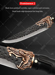 8PCS Professional Kitchen Chef Knife Set Handmade Forged Stainless Steel Chef Knife Butcher Knife Vegetable Utility Boning Fish