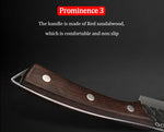 3 Pcs Stainless Steel Chef Knife Set Hand Forged Kitchen Cutters Boning Slicing Butcher Utility Paring Cleavers