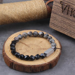 Stainless steel Runes Beads Men Bracelet Viking Rune Bracelet Fashion Charm Beads Bracelet wooden box