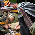 3Pcs Viking knife Chef Knife Japan Kitchen Meat Cleaver Butcher Boning Knife BBQ