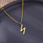 Viking Rune Necklace for Women Norse Runic Letter Pendant Necklaces Minimalist Nordic Stainless Steel Jewelry Christmas Gift