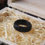 Steel Soldier Viking Rune Ring - Top-Rated Stainless Steel Men's Jewelry with Gift Box