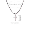 Real Pure 925 Sterling Silver Simple Cross Pendant Necklaces for Men and Women Couples Viking Christian Jewelry Ships from USA