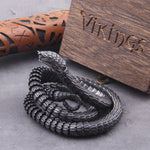 Viking snake vintage punk Necklace for men never fade stainless steel fashion Jewelry hippop street culture