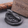 Viking snake vintage punk Necklace for men never fade stainless steel fashion Jewelry hippop street culture