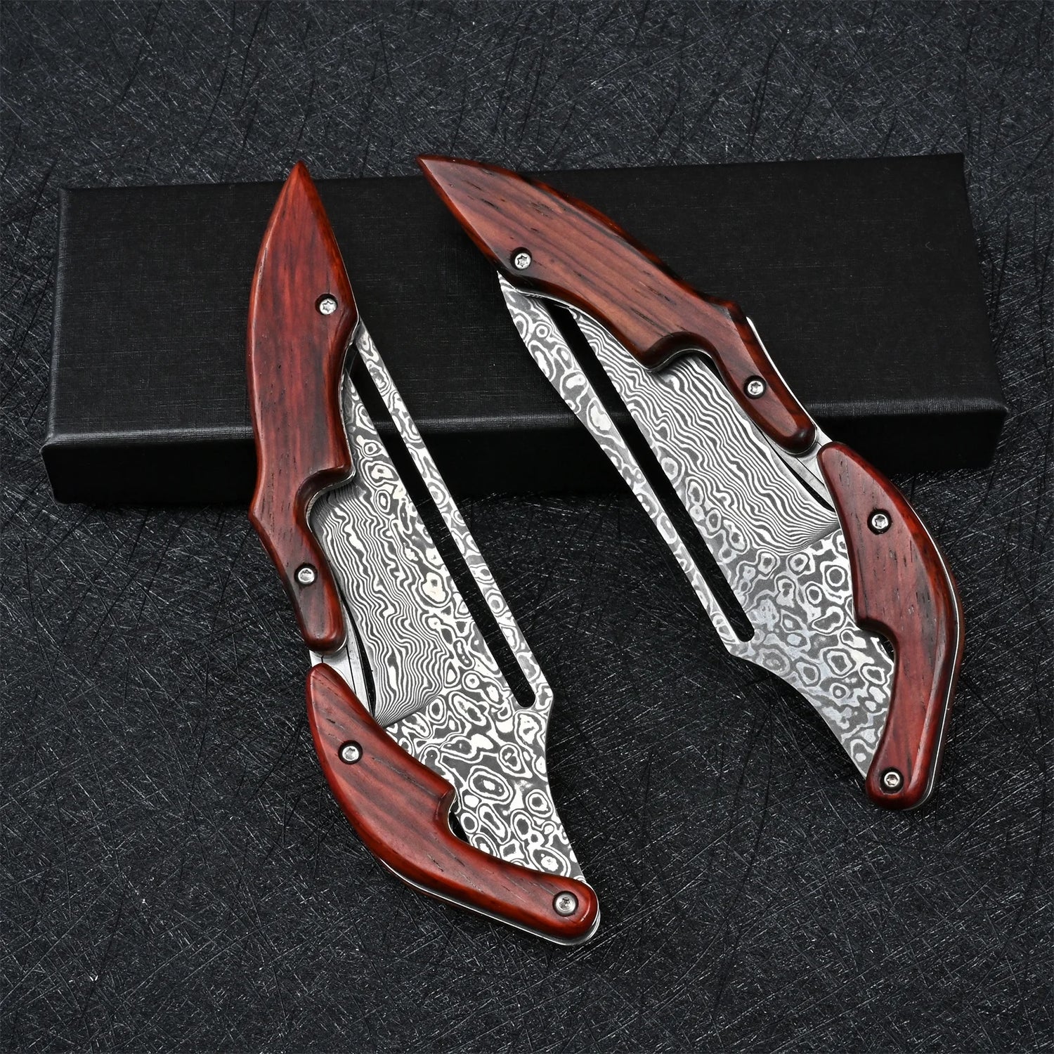 VG10 Damascus Knives Tactical Hunting Mechanical Folding Knife Fixed Blade Outdoor Camping Survival EDC Pocket Defense Tools