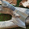 Wooden Handle Stainless Steel Blade Camping Hunting Survival Axe - Compact and Comfortable Jungle Tactical Tool