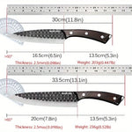 8PCS Professional Kitchen Chef Knife Set Handmade Forged Stainless Steel Chef Knife Butcher Knife Vegetable Utility Boning Fish