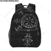 Norse Mythology Viking Backpack Tree of Life Triquetra Large Backpack for School Laptop Bags Bookbag Casual Daypack for Teens