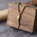 stainless steel Gold plated Cornicello Italian horn necklaces for women chili pepper pendant necklace dainty trendy jewelry 2023