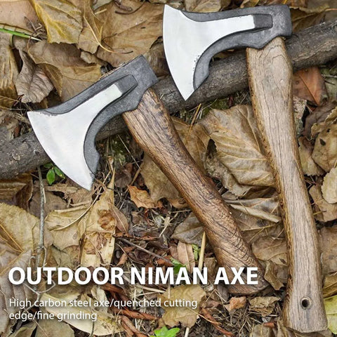 Outdoors Hand Axe Tactical Survival Ax Professional Hatchet for Firewood Multifunctional Axe for Cutting Wood Camping Supplies