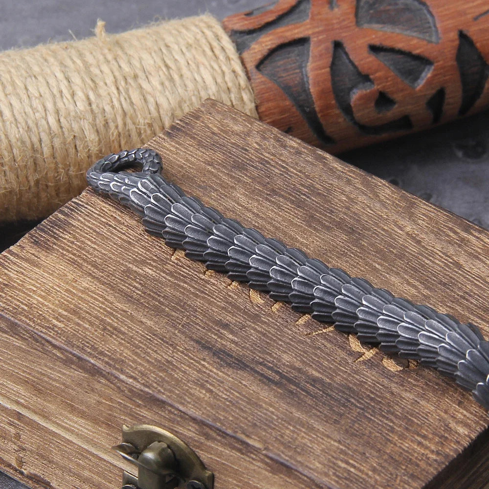 316L Stainless Steel Black Snake Chain Bracelet Men and Women Hip Hop Charm Biker Gothic Bracelet Gift Vintage Jewelry Wholesale