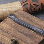 316L Stainless Steel Black Snake Chain Bracelet Men and Women Hip Hop Charm Biker Gothic Bracelet Gift Vintage Jewelry Wholesale