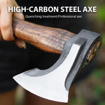 Classic Outdoor Hand Axe Camping Tactical Survival Axe Battle Axe Chopping Firewood Hand Forged Woodworking Multifunctional Axe