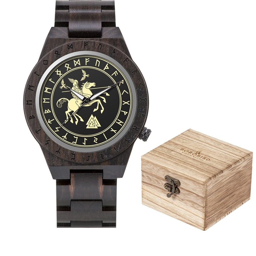 Wooden Viking Watch - Viking Warriors