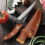 1PC/3PCS Stainless Steel Kitchen Boning Knife Chef Knife Multipurpose Kitchen Tools Wooden Handle Slicing Filleting Peeling