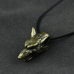 Viking Wolf Head Necklace Pendant Norse Vikings Amulet Men Women Original Animal Jewelry