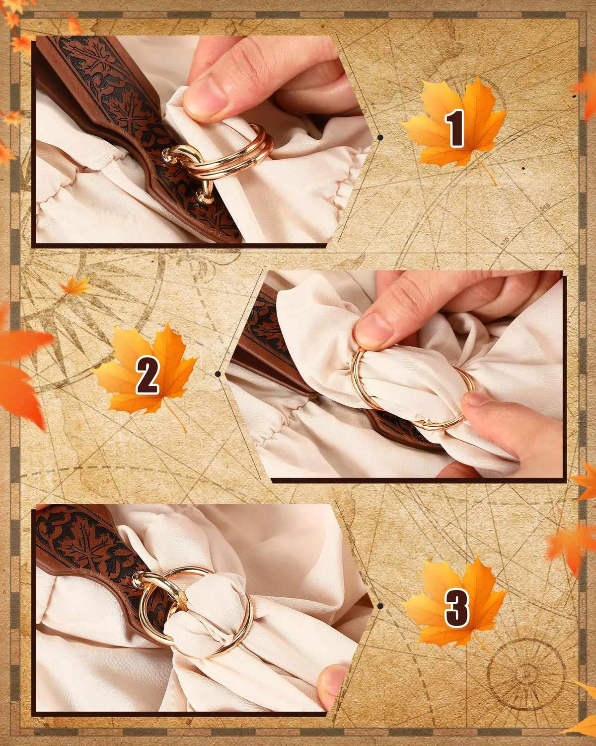 5-Piece Set of Unisex Renaissance Viking Steampunk, Medieval, Renaissance, Artificial Leather Belt, Hiking, Bottle, Wallet