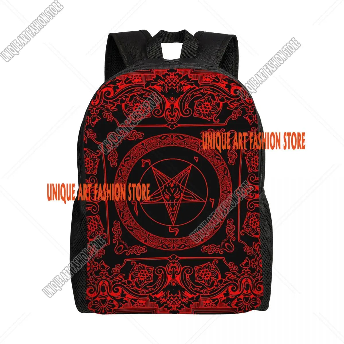 Viking Vegvisir Tree Of Life Backpack for Men School College Student Bookbag Fits 15 Inch Laptop Vikings Valhalla Moon Wolf Bags