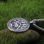 Never Fade Viking Bear Men's Pendant Necklace Punk Bear Claw High Quality As Men Jewelry
