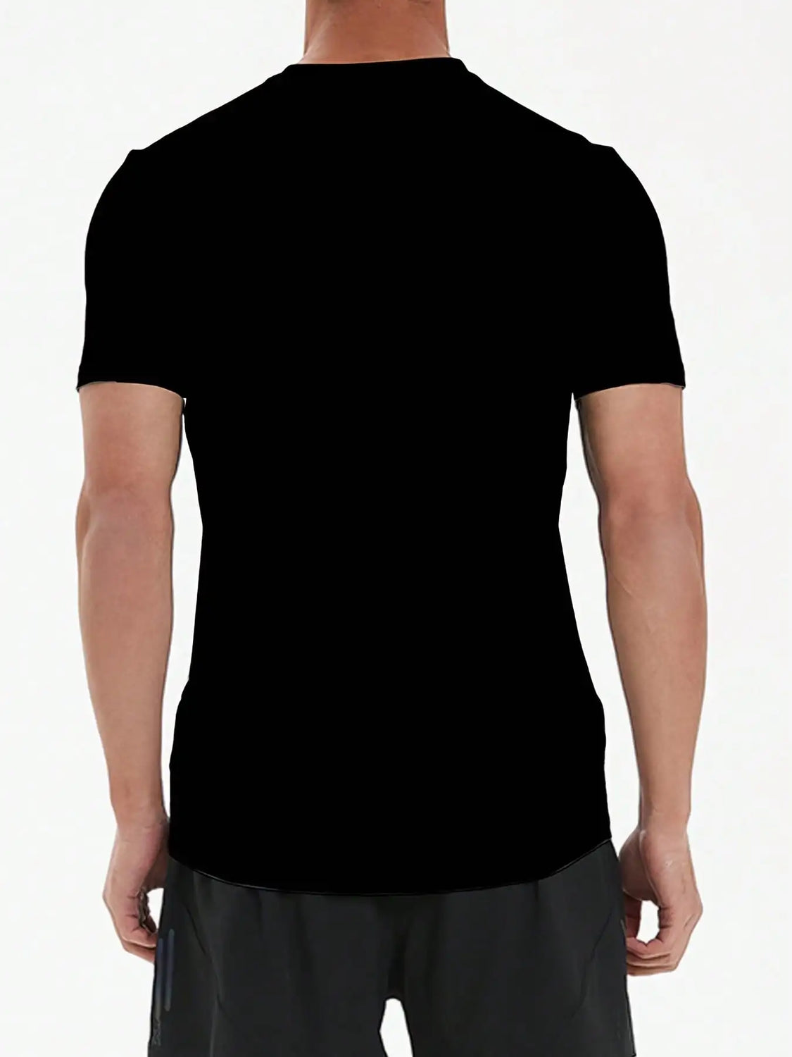 1pc Viking Skull Print T-Shirt for Men, Casual Crew Neck, 100% Polyester Knit Fabric, Reguler Print Design, S