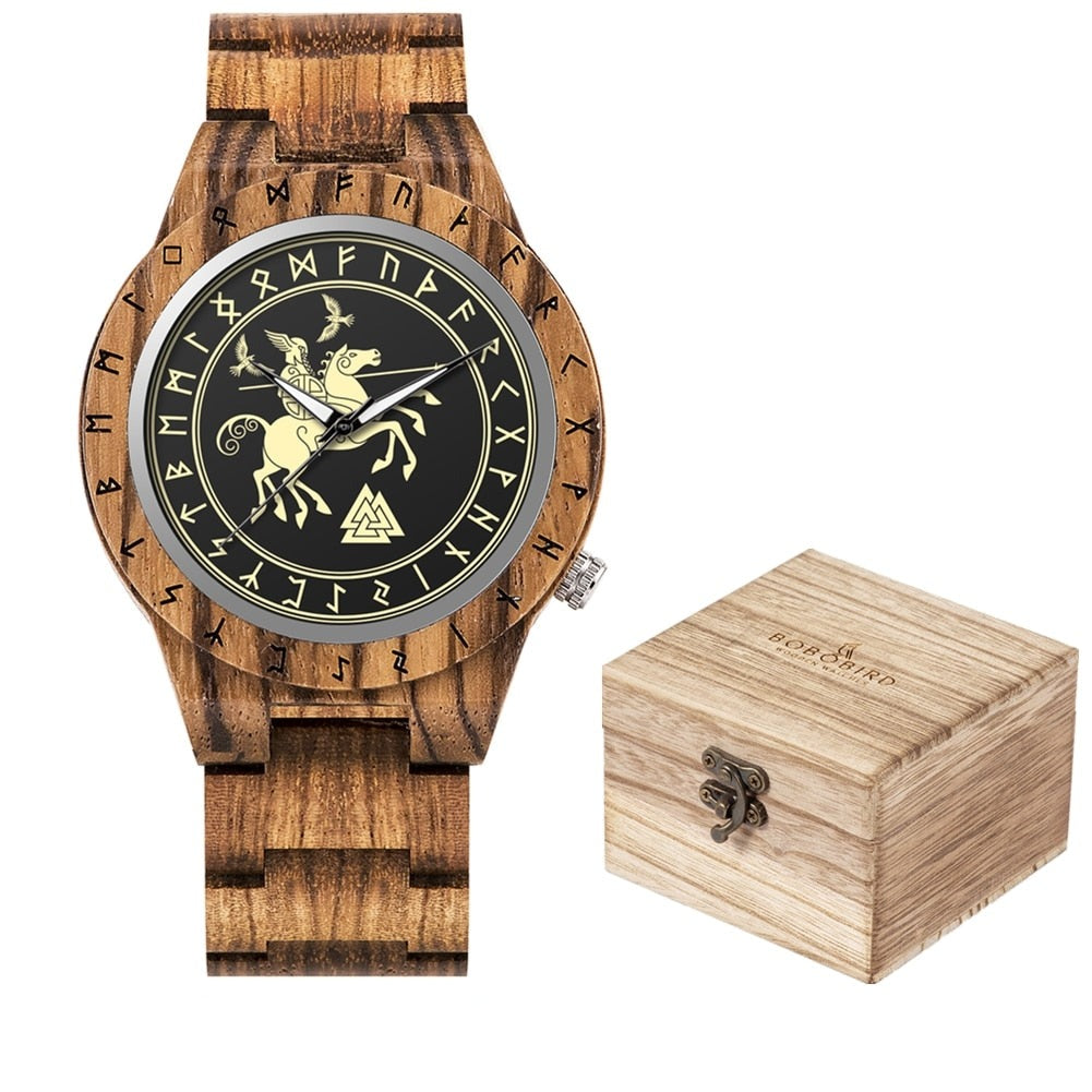 Wooden Viking Watch - Viking Warriors