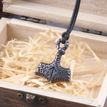 2024 New Design Viking 316L Stainless Steel Hammer Pendant Thor Hammer For Men Multiple Design Vintage Jewelry Wholesale withbox