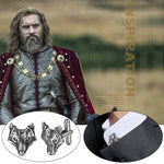 BONISKISS Men's Stainless Steel Cufflinks Nordic Viking Odin Compass Symbol Rune Cufflinks The Best Gift for Father Husband Son