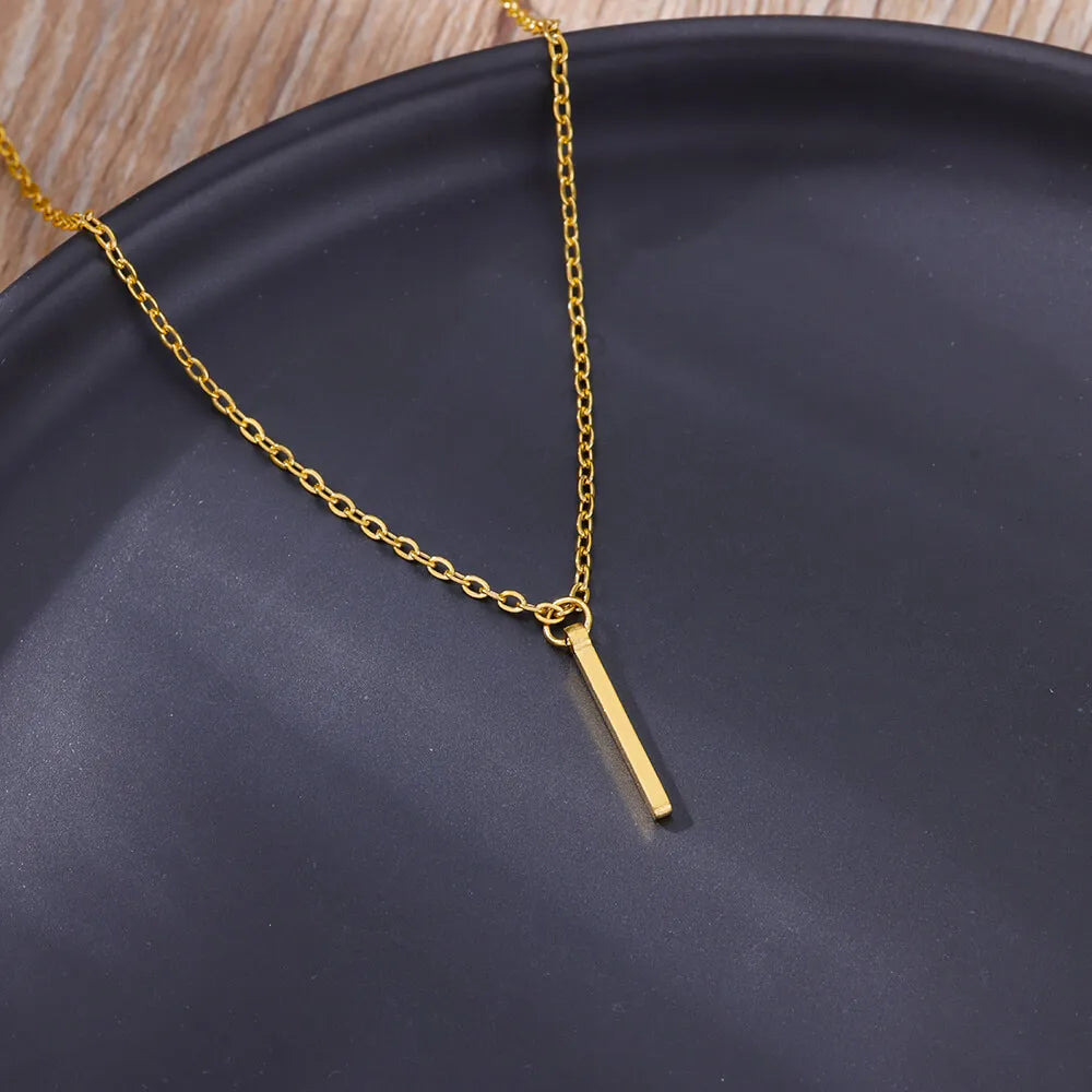 Viking Rune Necklace for Women Norse Runic Letter Pendant Necklaces Minimalist Nordic Stainless Steel Jewelry Christmas Gift