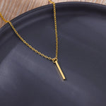 Viking Rune Necklace for Women Norse Runic Letter Pendant Necklaces Minimalist Nordic Stainless Steel Jewelry Christmas Gift