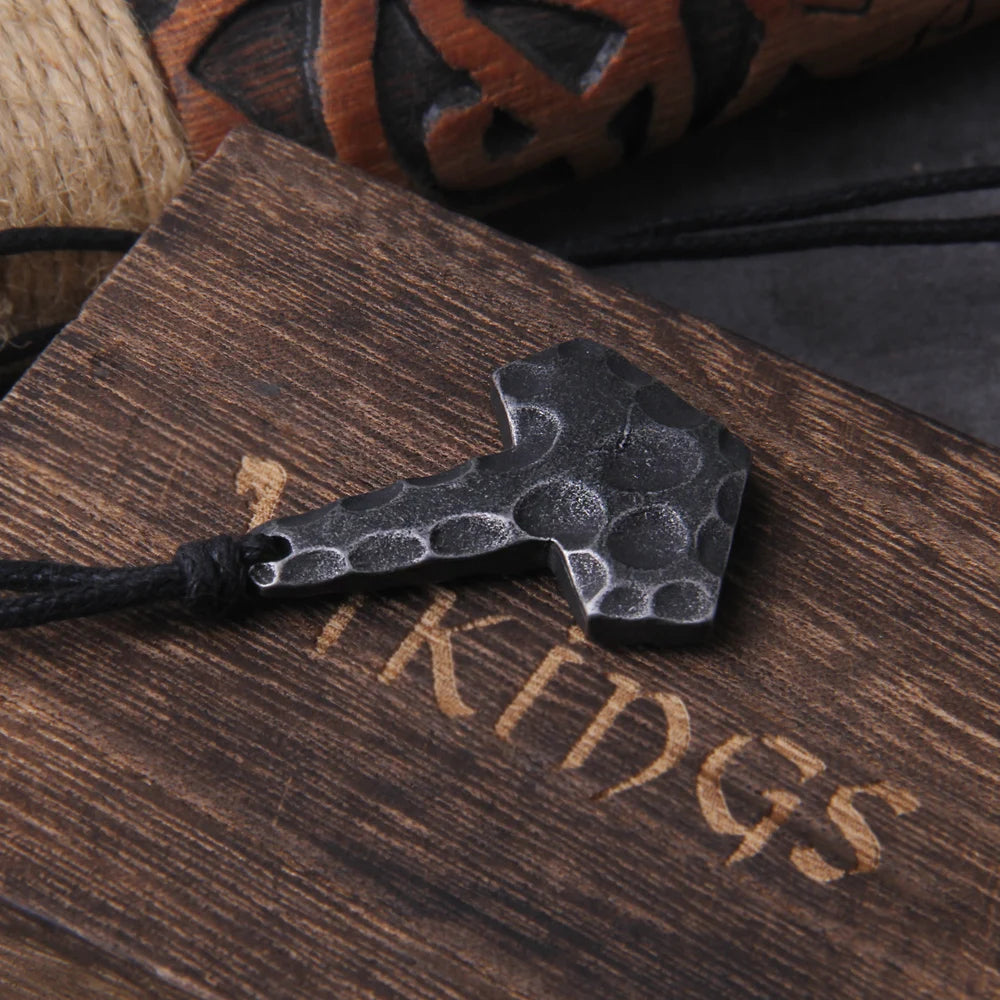 Never Fade man gray thor's hammer mjolnir necklace viking scandinavian norse viking necklace Men Stainless Steel gift with box