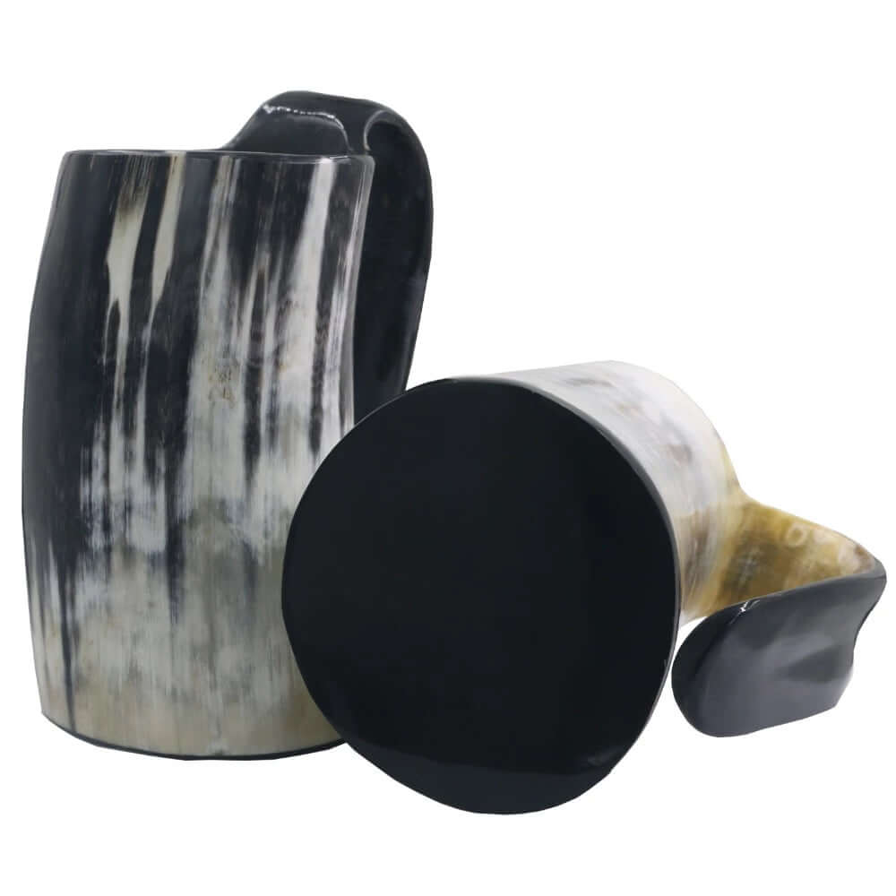 DRINKING HORN MUG POLISHED