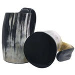 DRINKING HORN MUG POLISHED