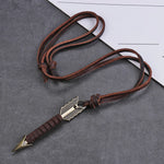 Handmade-Vintage-Leather-Arrow-Pendant-Necklace