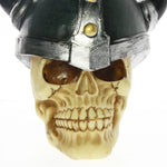 VIKING SKULL HEAD STATUE