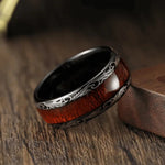 Wood Ring - Viking Style