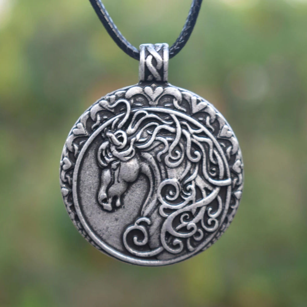 Sleipnir Odin's Horse Viking Necklace