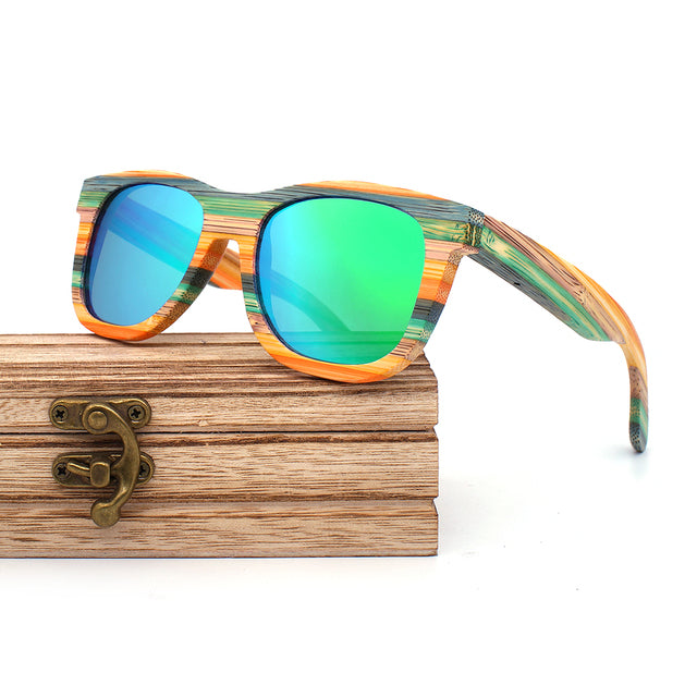 POLARIZED WOOD BAMBOO SUNGLASSES