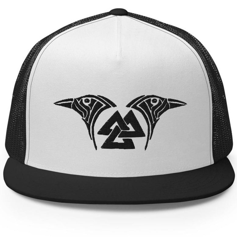 Valknut & Odin's Ravens (Viking Cap)