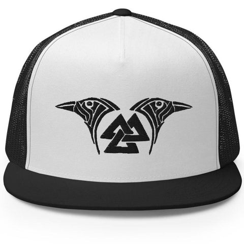 Valknut & Odin's Ravens (Viking Cap)