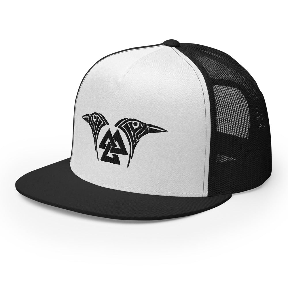 Valknut & Odin's Ravens (Viking Cap)