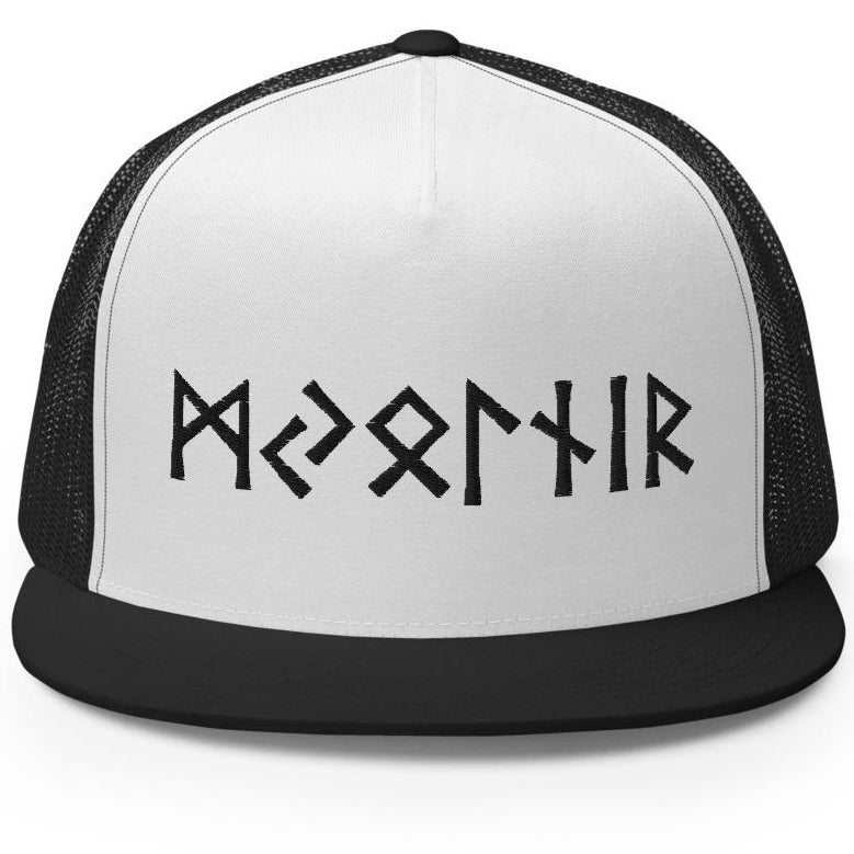 Mjolnir (Old Futhark) Viking Cap