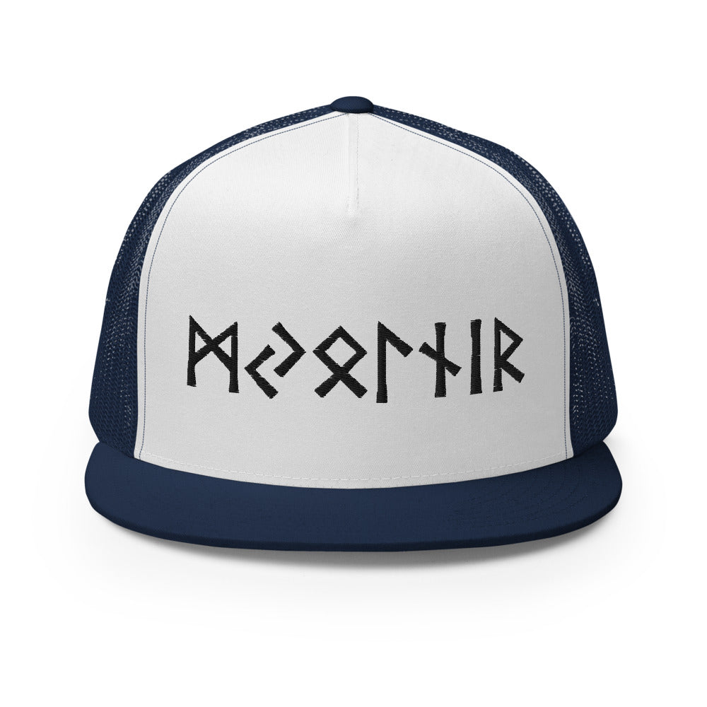 Mjolnir (Old Futhark) Viking Cap